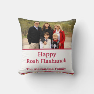 Coussin Happy Rosh Hashanah Juif Nouvel An photo personnal