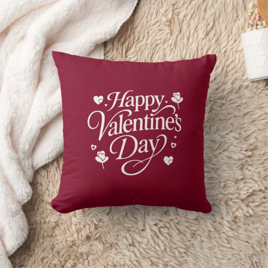 Coussin Happy Valentine's day  (Couverture)