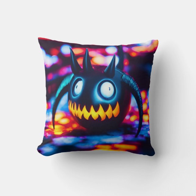 Coussin Haricot d'Halloween de Ken Gage (Recto)