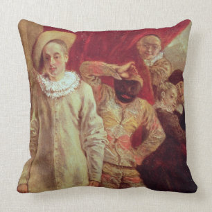 Coussin Harlequin, Pierrot et Scapin, acteurs de COM