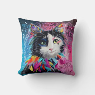 Coussin Harley Quinn le chat