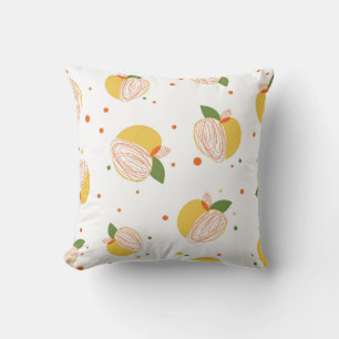 Coussin Harmonie Abstraite des agrumes