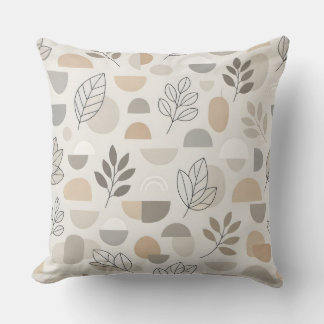 Coussin Harmonie Botanique Moderne