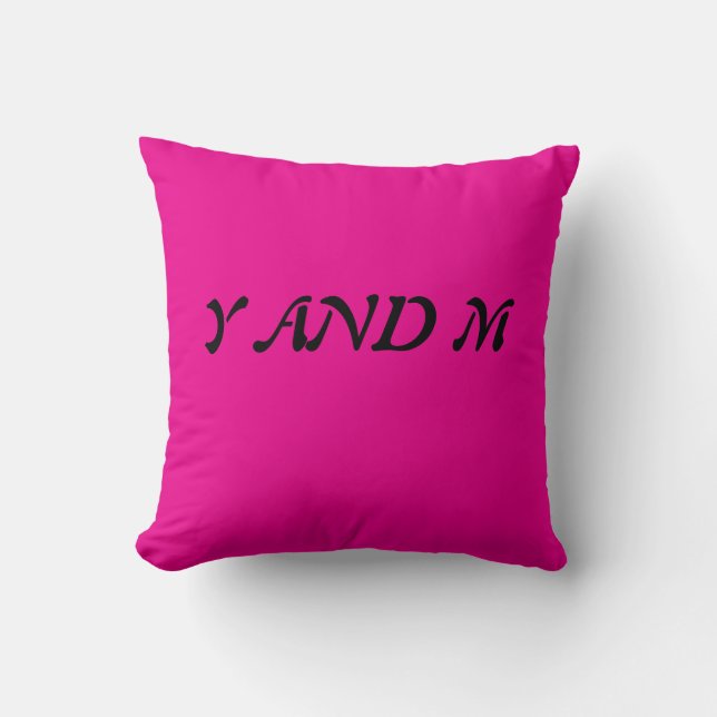 Coussin Harmonie des lettres (Recto)