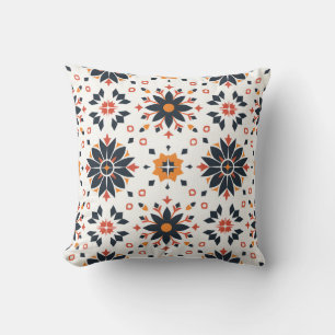 Coussin Harmonie florale géométrique