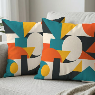 Coussin Harmonie Géométrique Abstraite