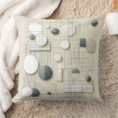 Coussin Harmonie géométrique neutre (Couverture)