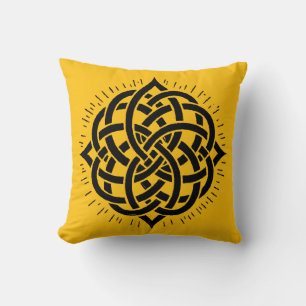 Coussin Harmonie Infinie : Art du Symbole Mandala Celtique