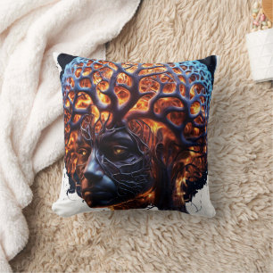 Coussin "Harmonie Neuronale : Une Vision de Clarté et de C