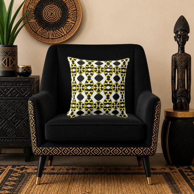 Coussin Harmonie Tissée de Soleil (Créateur téléchargé)