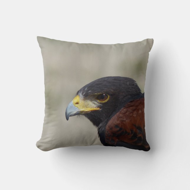 Coussin Harris Hawk Portrait Jeu d'oreiller (Recto)