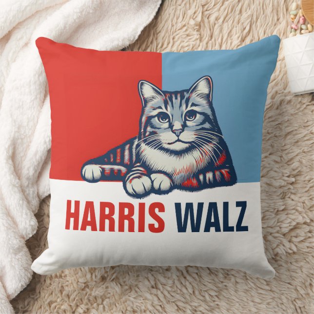 Coussin Harris Walz 2024 Évidemment (Couverture)