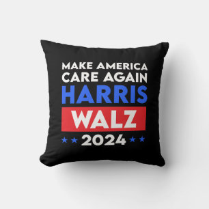 Coussin Harris Walz 2024 Rendre l'Amérique à nouveau conce