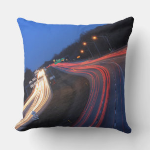 Coussin Harrisburg Pennsylvania I-81 Trails légers à Dusk