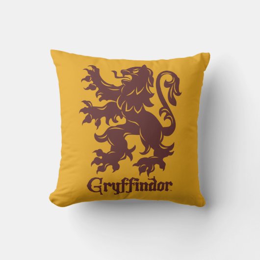 Coussin Harry Potter | Lion Graphique de Gryffindor (Recto)
