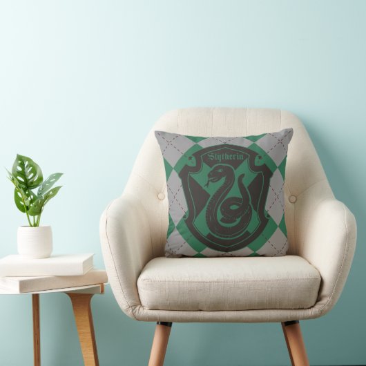 Coussin Harry Potter | Slytherin House Pride Crest (Chaise)