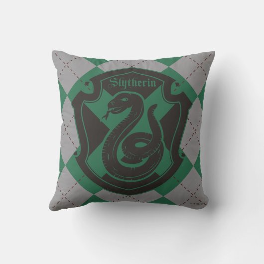 Coussin Harry Potter | Slytherin House Pride Crest (Verso)