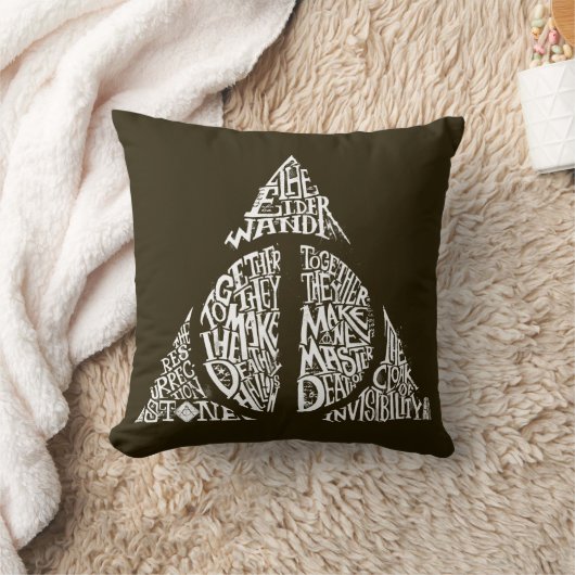 Coussin Harry Potter Spell | HAUTEUR DE MORT Typographie G (Couverture)