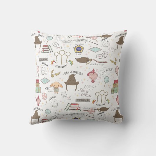 Coussin HARRY POTTER™ Tiny Magic Pattern (Verso)