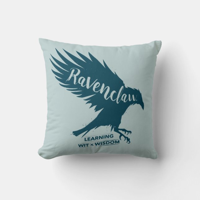 Coussin Harry Potter | Typographie Silhouette RAVENCLAW™ (Recto)
