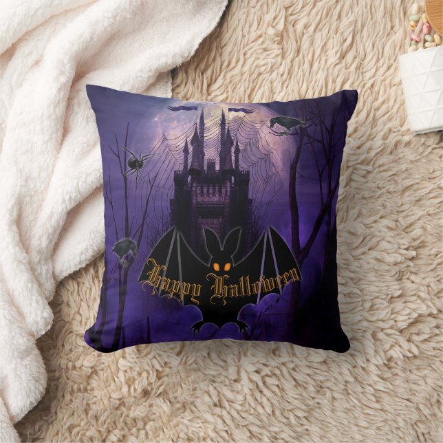 Coussin Haunted Castle Halloween (Couverture)