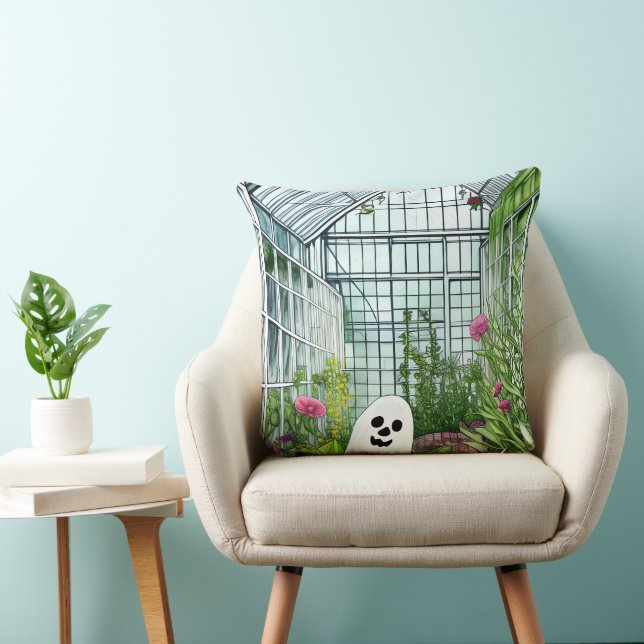 Coussin Haunting in the Greenhouse (Chaise)