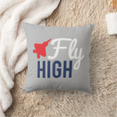 Coussin Haut carreau d'avion de mouche (Couverture)