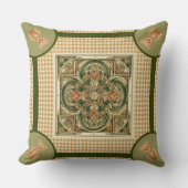 Coussin Haut Damier Chien (Recto)