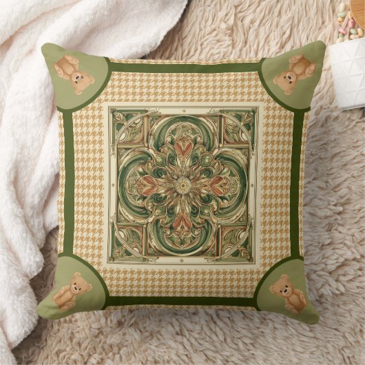 Coussin Haut Houndstooth, (Couverture)