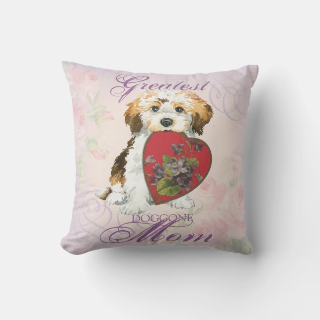 Coussin Havanais Heart Maman (Recto)