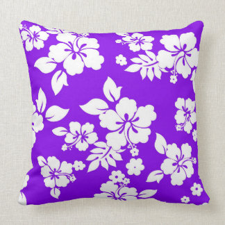 Coussin Hawaïen violet