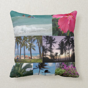 Coussin Hawaii paradisiaque