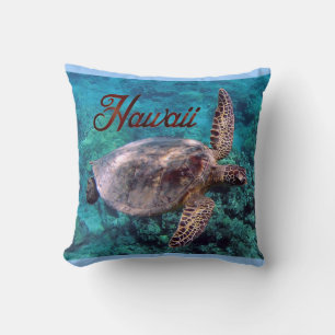 Coussin Hawaii Turtle