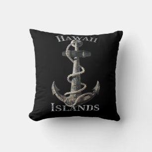 Coussin Hawaii Vacation Ancres nautiques voile
