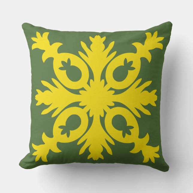 COUSSIN HAWAIIAN QUILT - ananas (Recto)