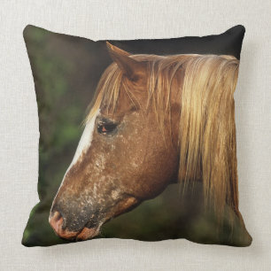 Coussin Headshot 1 de cheval d'Appaloosa