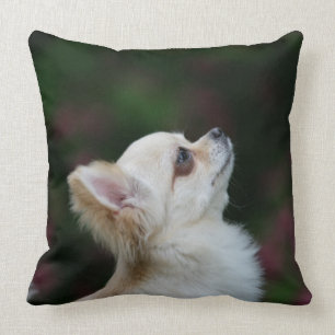 Coussin Headshot aux cheveux longs 2 de chiwawa