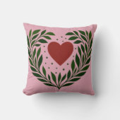 Coussin Heart and Boughs (Recto)