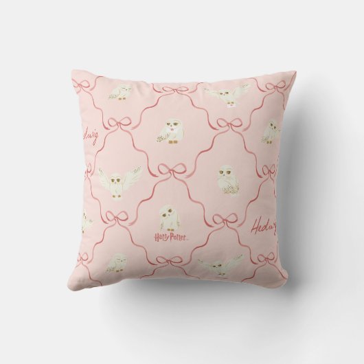 Coussin Hedwig Pink Ribbon Pattern (Verso)