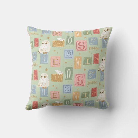 Coussin Hedwig Post Letter Block Pattern (Verso)