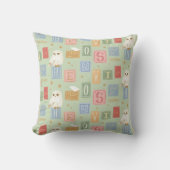 Coussin Hedwig Post Letter Block Pattern (Recto)