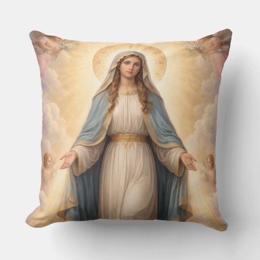 Coussin Heilige Mutter Gottes Göttliche Liebe & Schutz´11 (Recto)