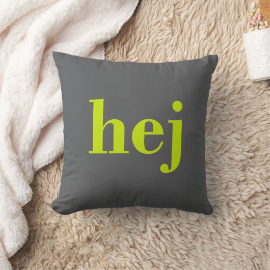 Coussin Hej - Swedish Hello (Couverture)