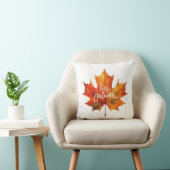 Coussin Hello Autumn Maple Leaf Decorative Throw Pillow (Chaise)