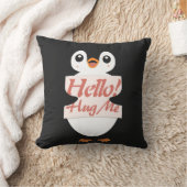 Coussin Hello! Hug Me - penguin costume personalization (Couverture)