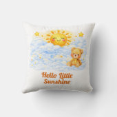 Coussin Hello Little Sunshine Sweet Baby Sky Blue (Verso)