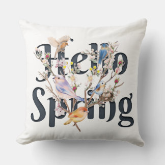 Coussin Hello Spring Birds
