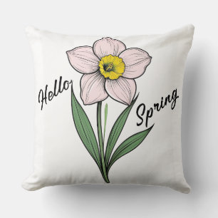 Coussin Hello Spring Daffodique