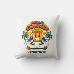 Coussin Hello Summer Retro Mascot