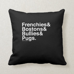 Coussin helvetica de chiens